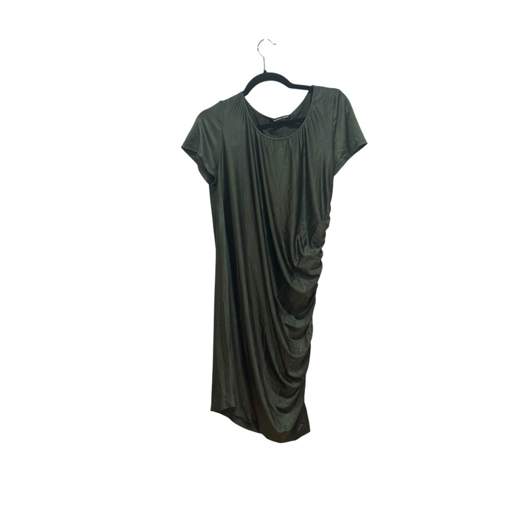 Andrew Marc side ruched dress